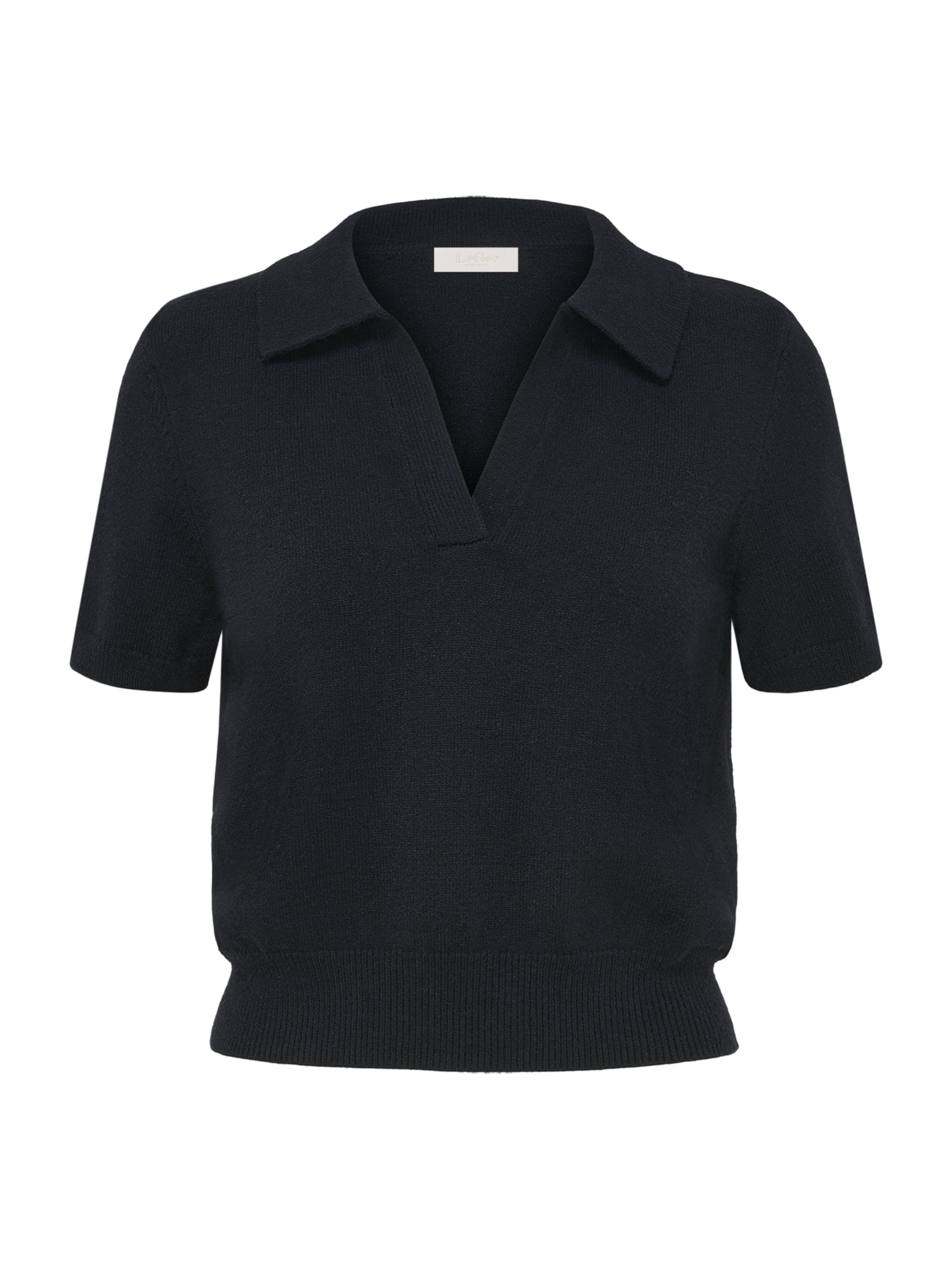 LeGer by Lena Gercke Πουλόβερ 'Carina' σε μαύρο: μπροστά