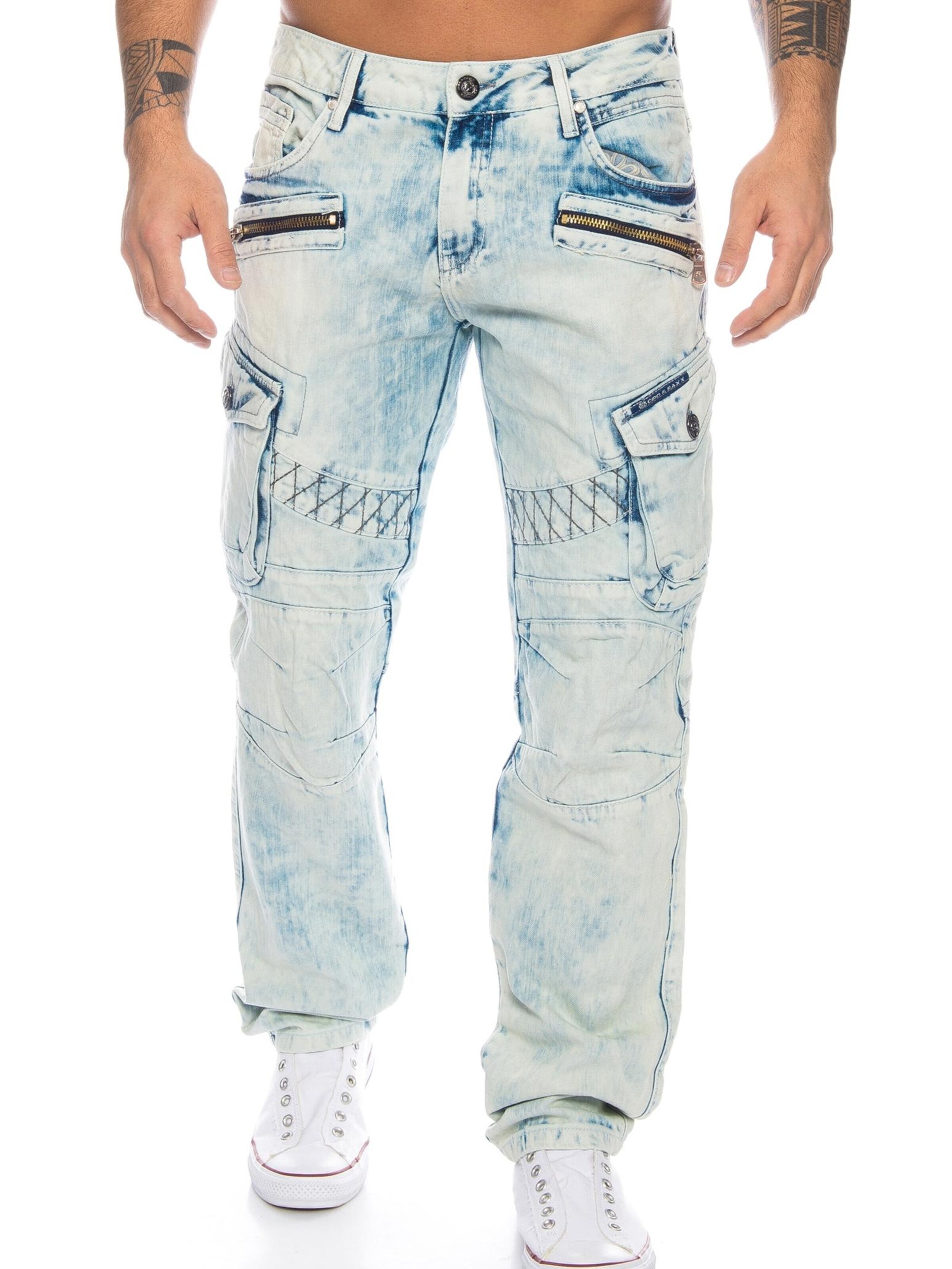 CIPO & BAXX Regular Jeans 'BJ435' in Blue: front