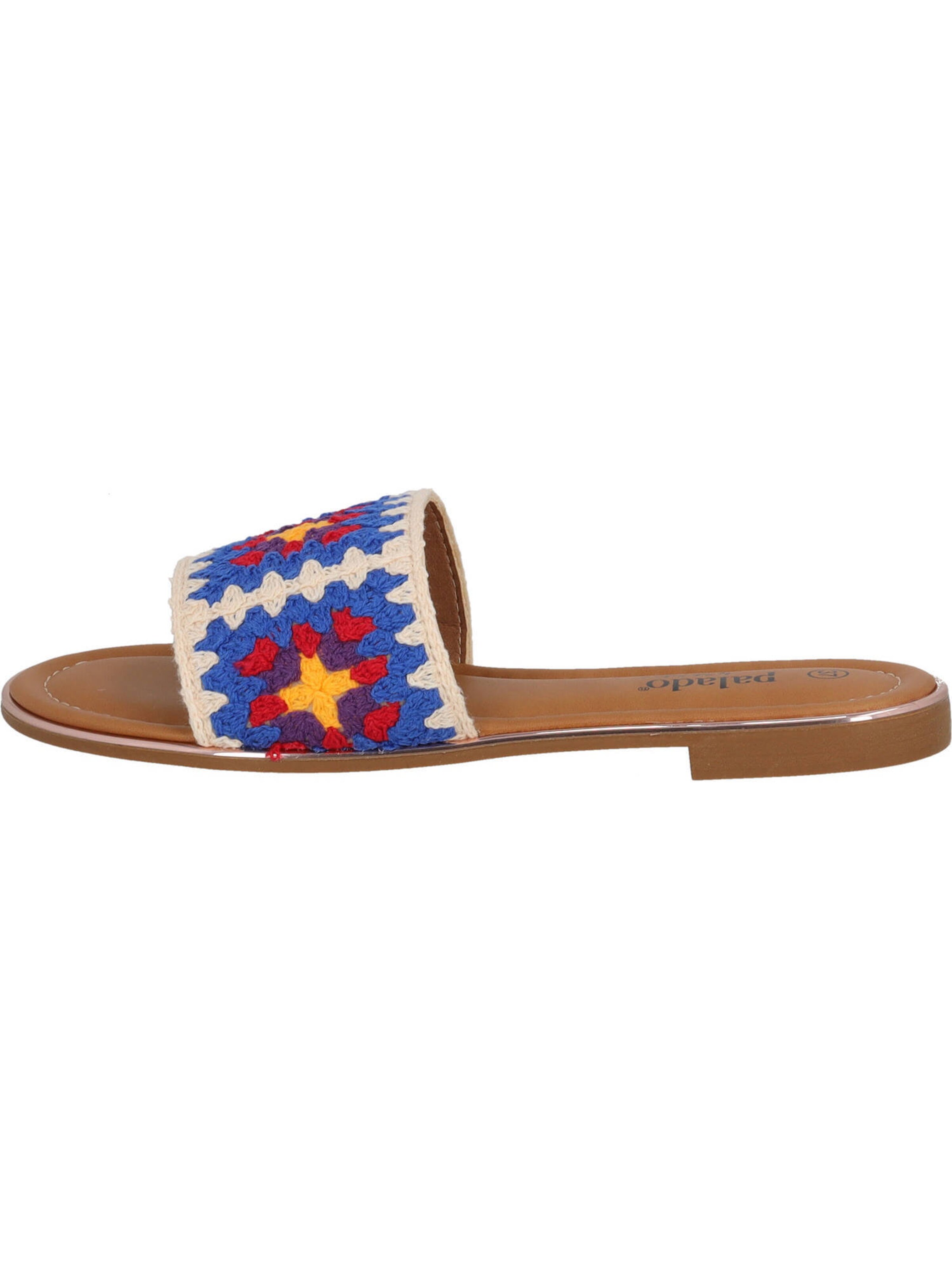 Palado by Sila Sahin Mules 'Xami' in Blue: front