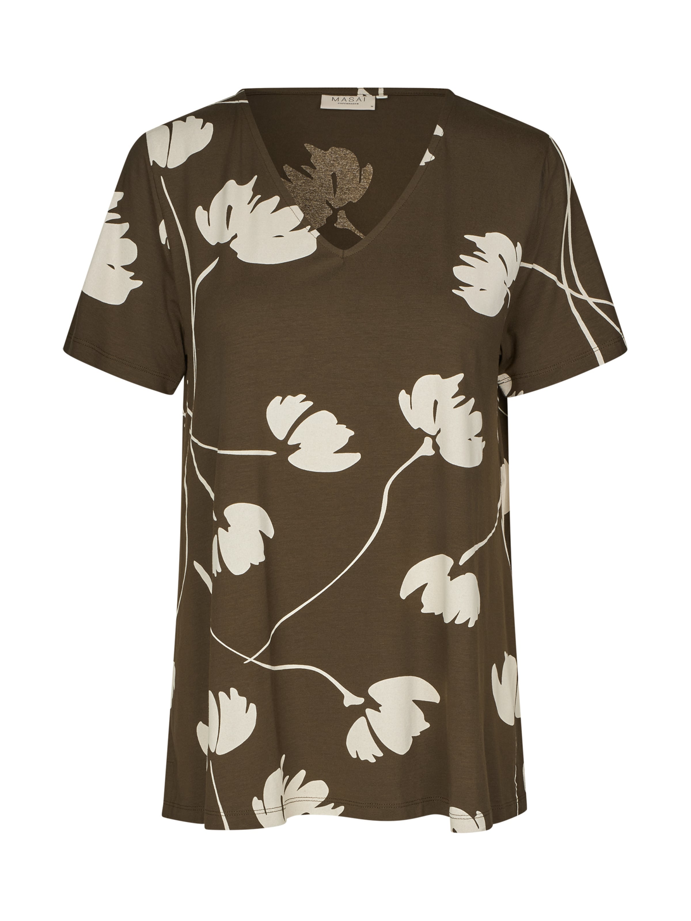 T-shirt 'MaDarlene' Masai en marron : devant