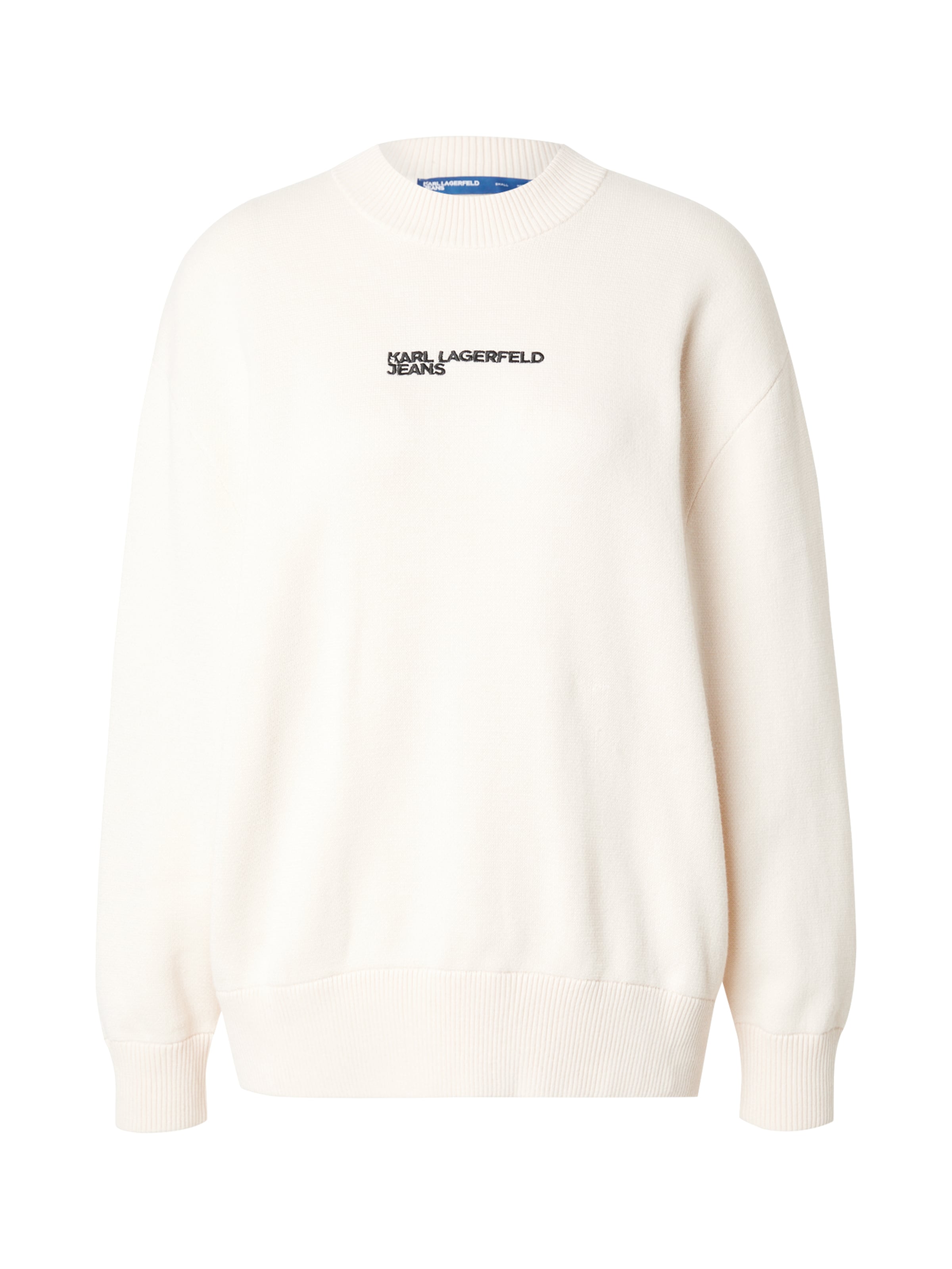 KARL LAGERFELD JEANS Pulover | bež barva: sprednja stran