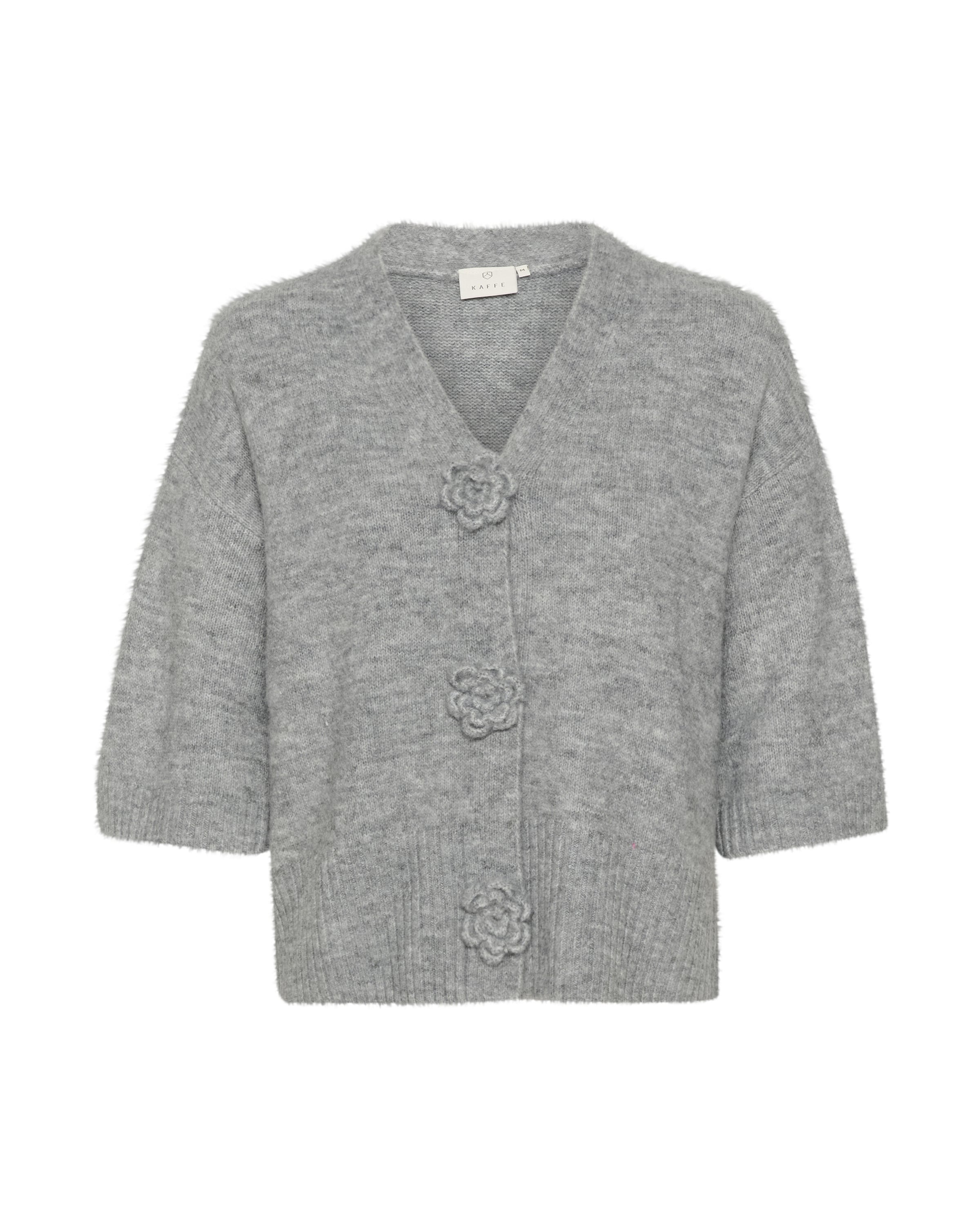 Cardigan 'Rosie' Kaffe en gris : devant