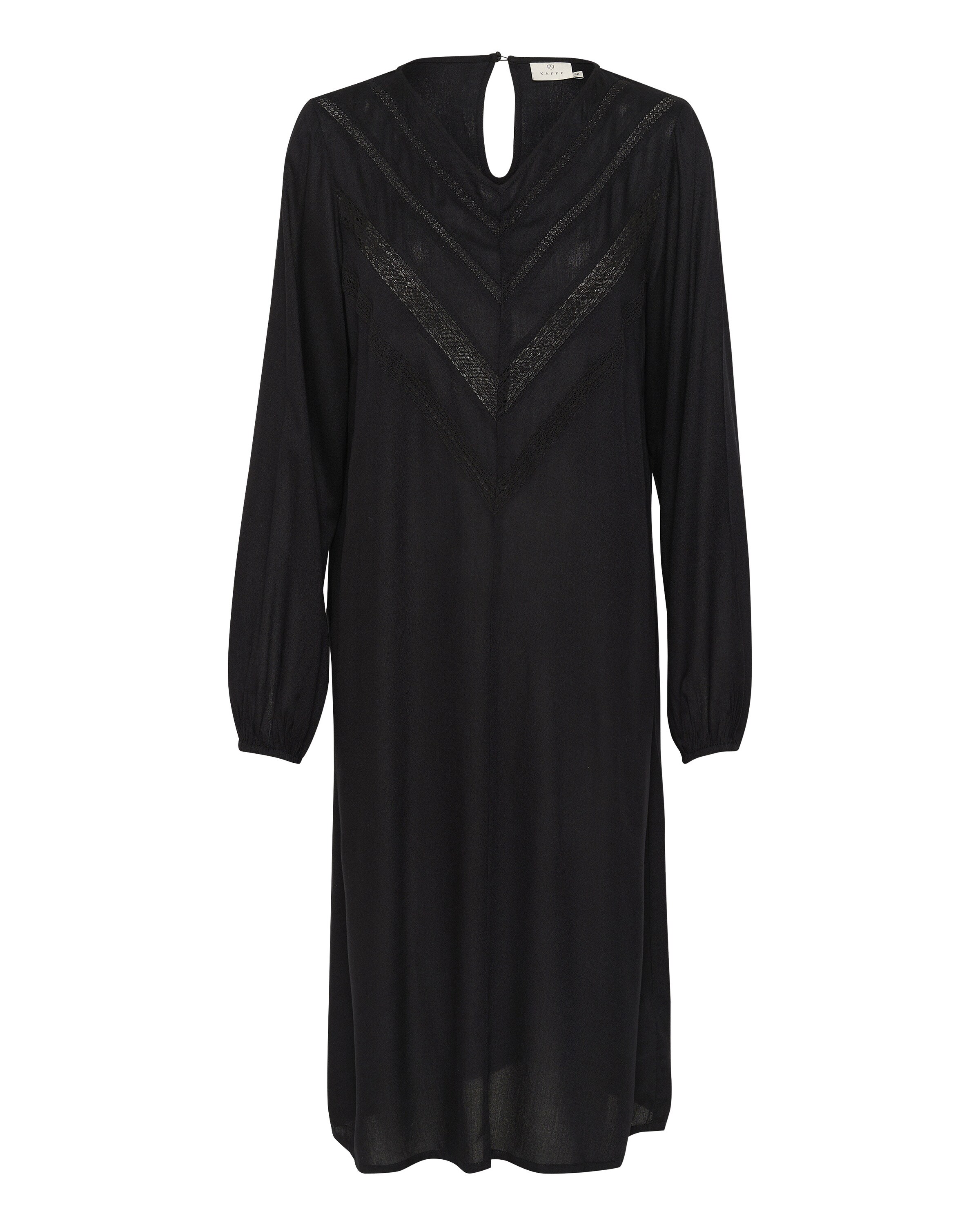 Kaffe Kjole 'Ellanor' i sort: forside