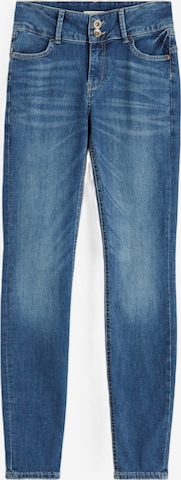 Lindex Slimfit Kavbojke | modra barva: sprednja stran