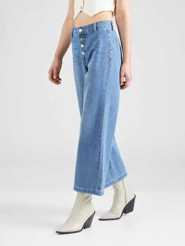 Dorothy Perkins Zvonové kalhoty Džíny – modrá: přední strana