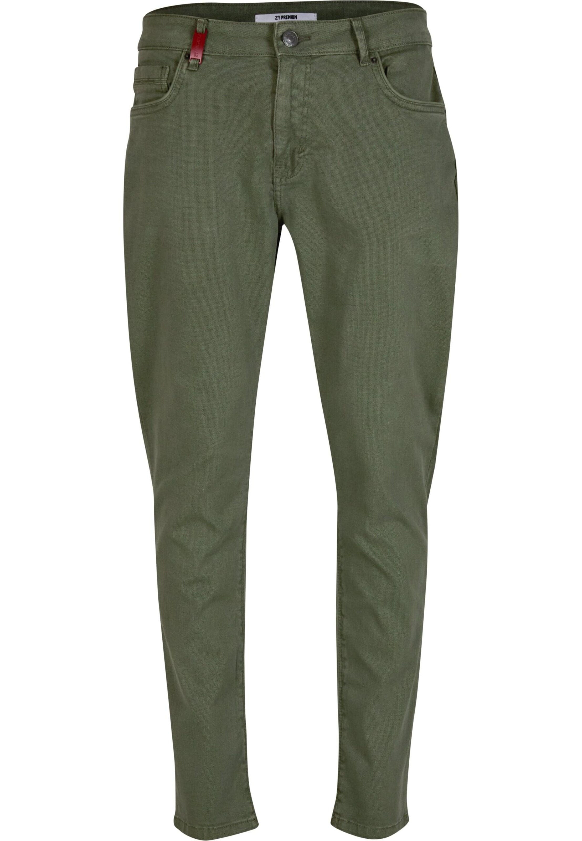 2Y Premium Regular Jeans 'Felix' in Green: front
