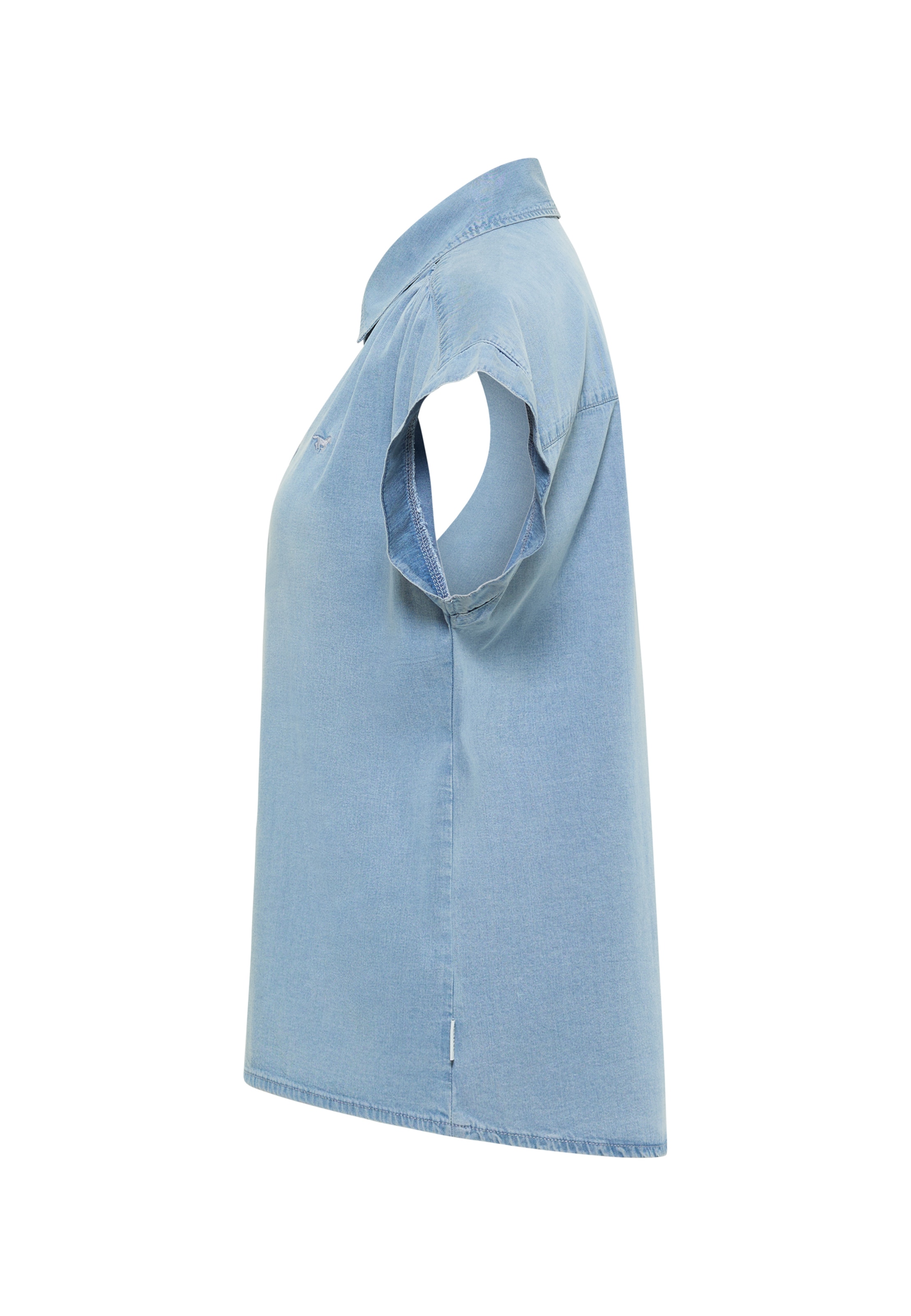 MUSTANG Bluse in Blau