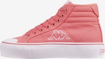 KAPPA High-Top Sneakers in Pink: front