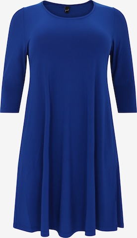 Yoek Dress in Blue: front