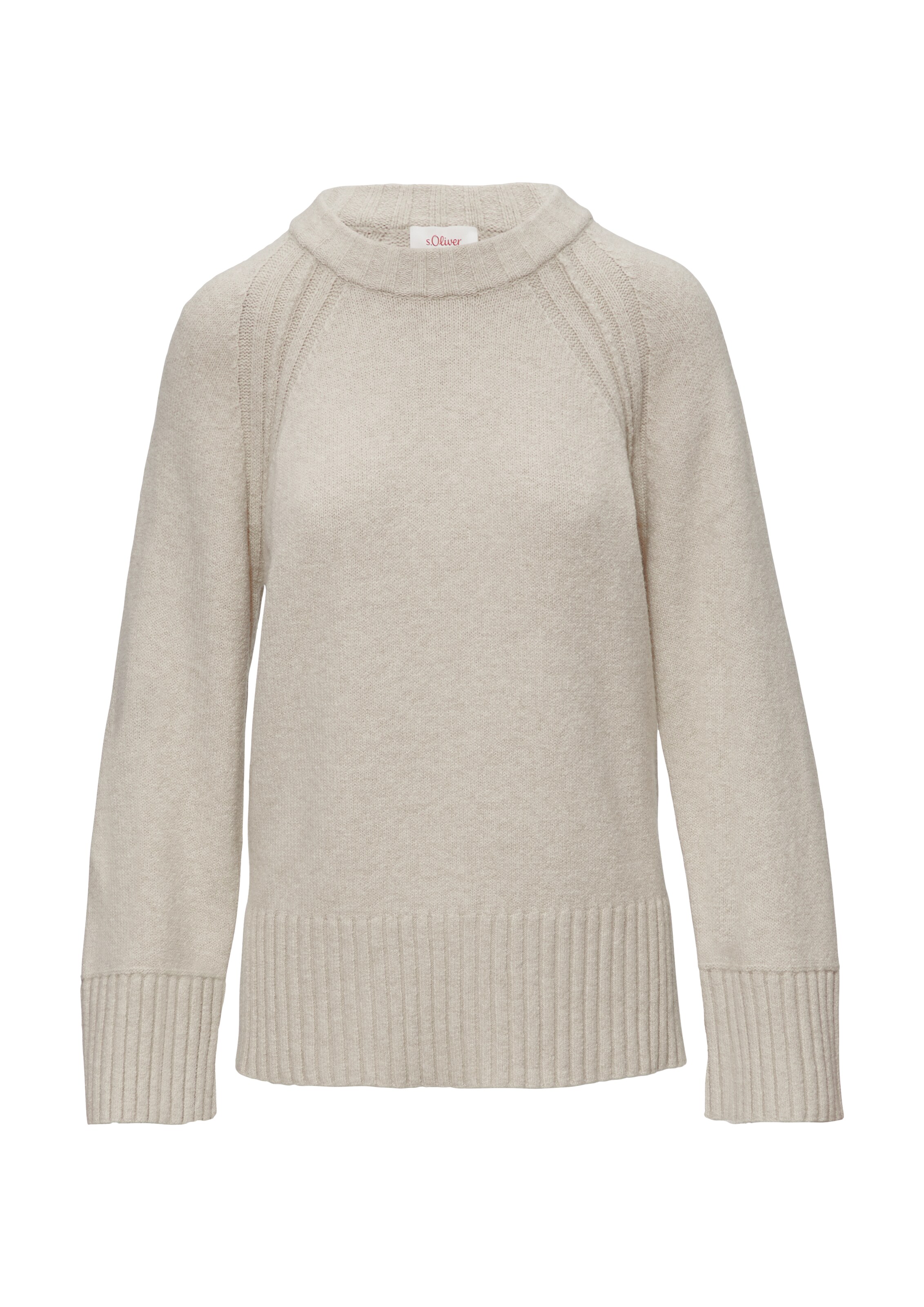 s.Oliver Trui in Beige: voorkant
