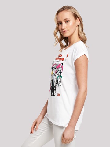 F4NT4STIC Shirt 'Sex Education Magazine Cover Netflix TV Series' in Wit