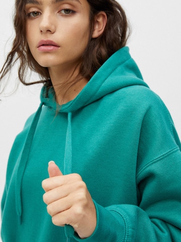 Pull&Bear Sweatshirt in Grün