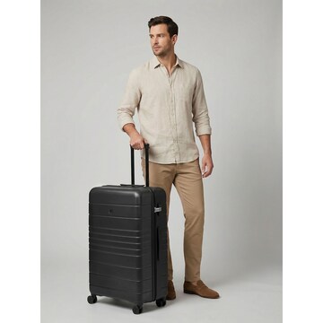 Roncato Trolley 'Baseliner' in Schwarz: Vorderseite
