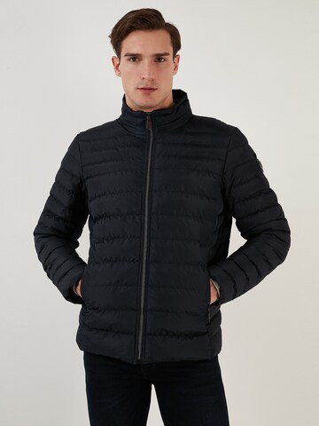 Buratti Between-Season Jacket in Blue: front