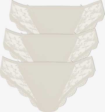 Nina von C. String 'Silver Edition' in Beige: Vorderseite