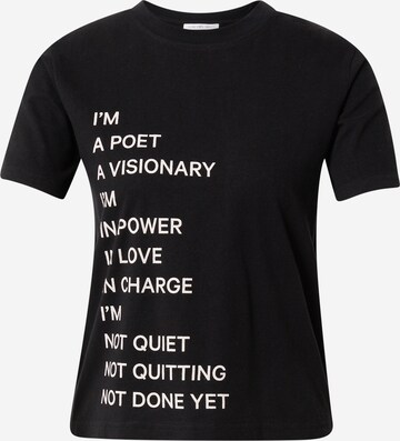 Young Poets Shirt 'Principles Tannie' in Black: front