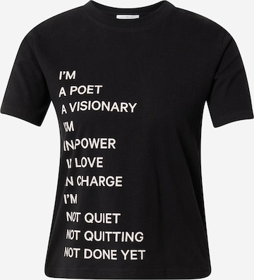 Young Poets Shirt 'Principles Tannie' in Zwart: voorkant