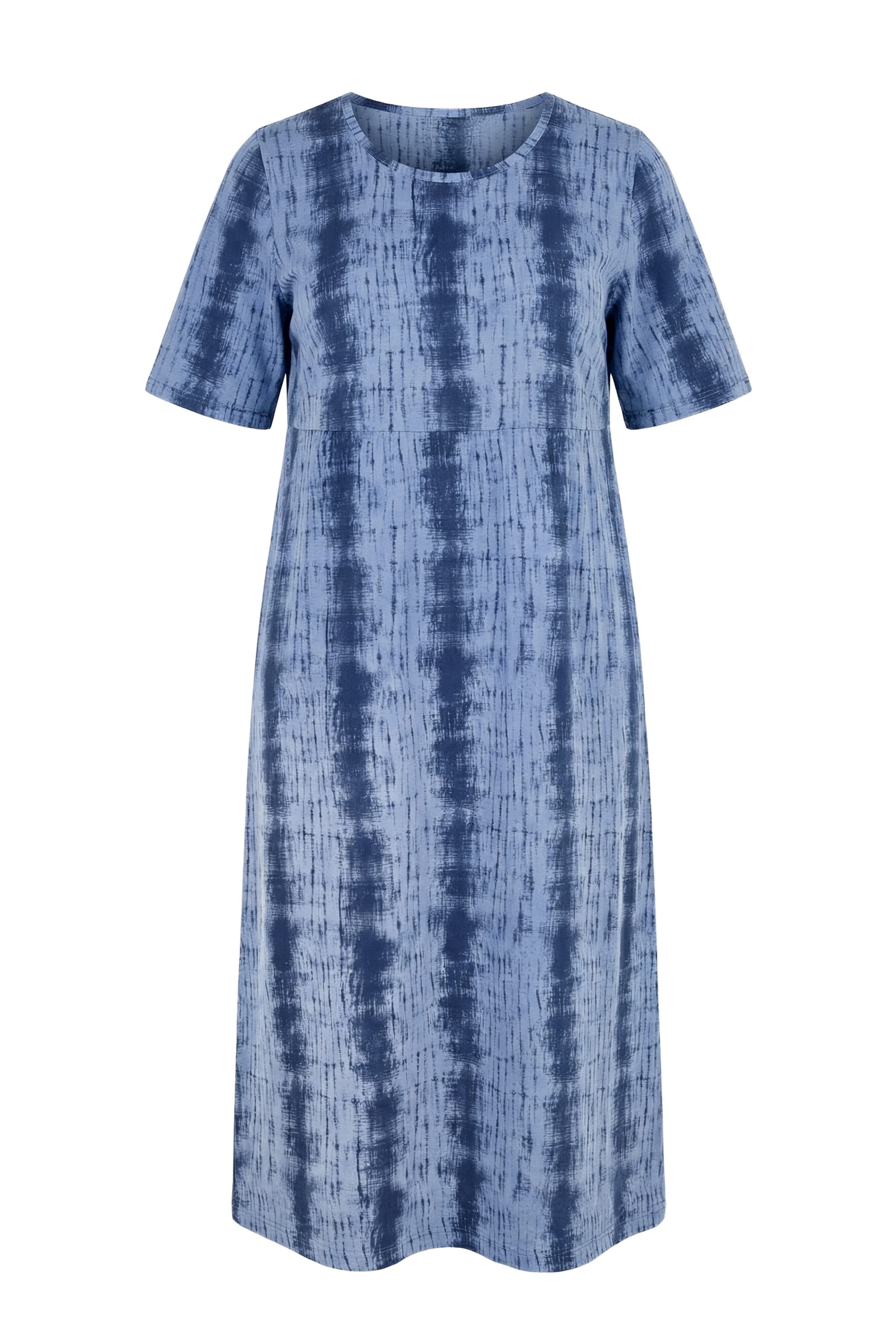 Ulla Popken Kleid in Blau: Vorderseite