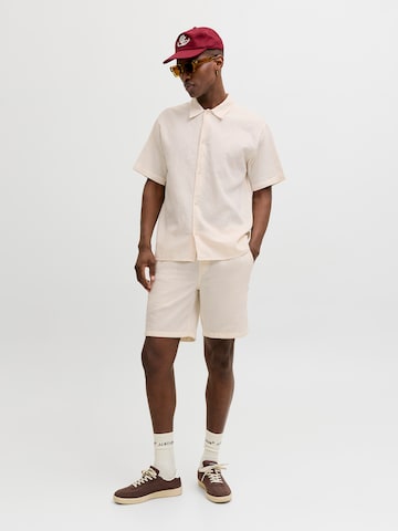 JACK & JONES Avar lõige Püksid 'JPSTJaiden', värv valge