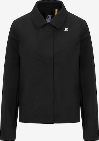Veste mi-saison K-Way en noir : devant