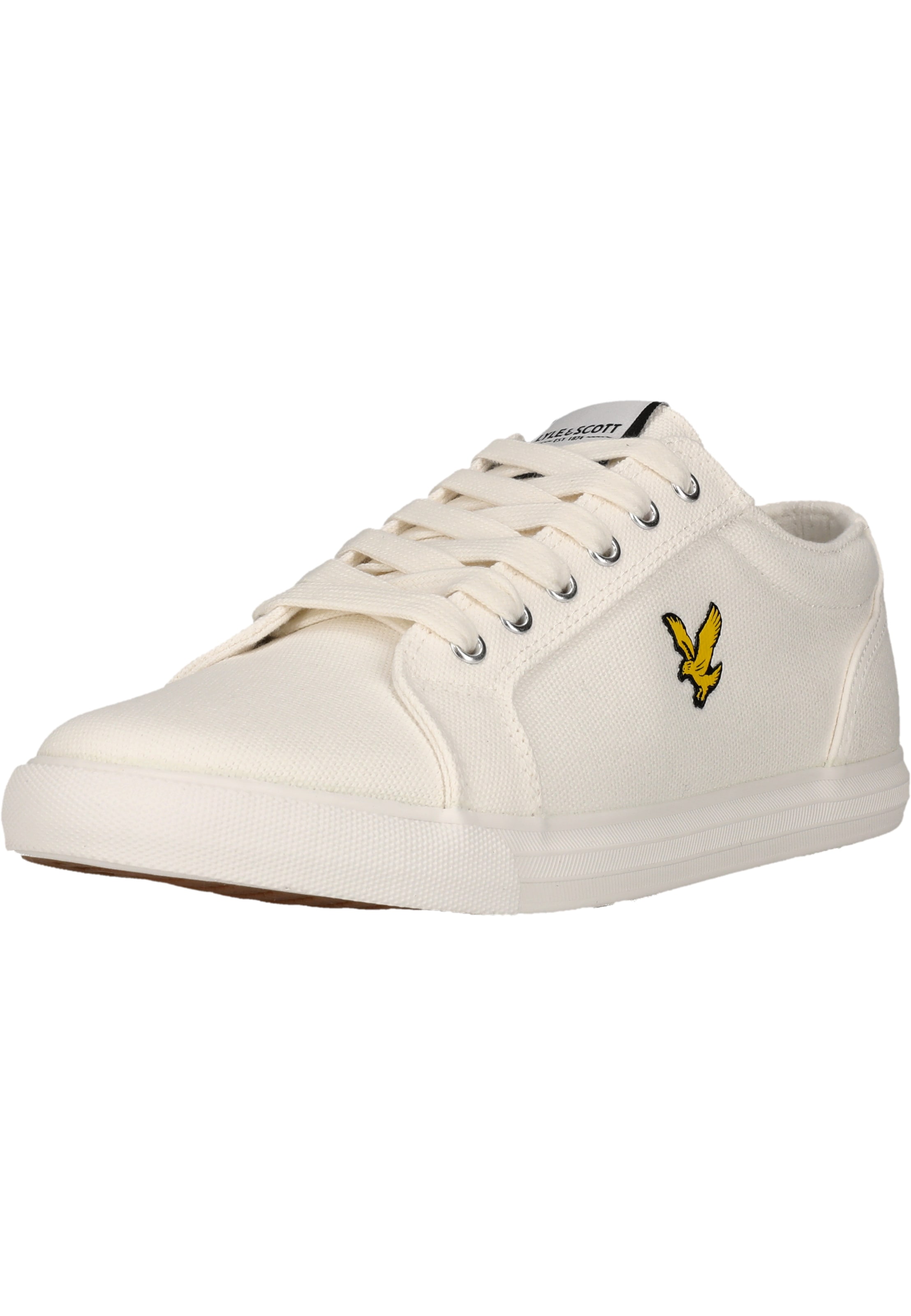 Lyle & Scott Platform trainers 'Halket' in White: front