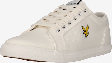 Lyle & Scott Platform trainers 'Halket' in White: front