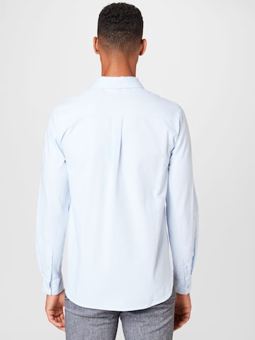 ABOUT YOU Regular fit Button Up Shirt 'Miguel' in Blue