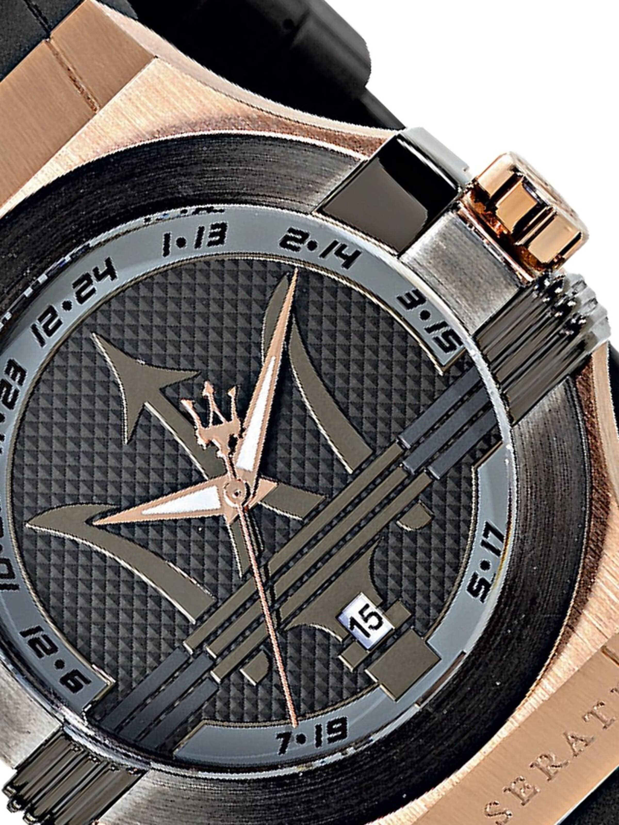 Maserati Analoog horloge in Zwart