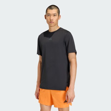 ADIDAS PERFORMANCE Funktionsshirt 'D4T Essentials' in Schwarz: Vorderseite