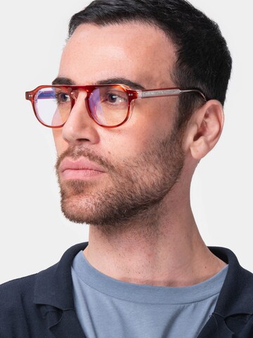 Herling Glasses 'Auden Blue Light' in Red
