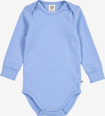 Tutina / body per bambino di Müsli by GREEN COTTON in blu: frontale
