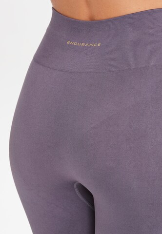 ENDURANCE Skinny Sports trousers 'Maidon' in Purple