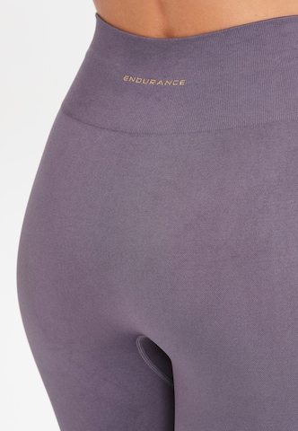 ENDURANCE Skinny Workout Pants 'Maidon' in Purple
