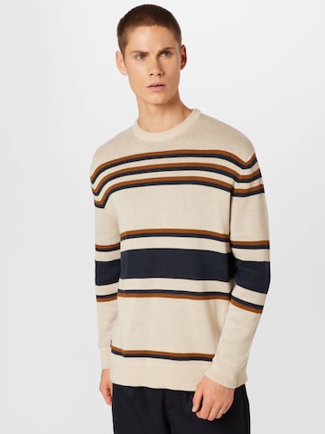 Only & Sons Пуловер 'LIAM' в сиво: отпред