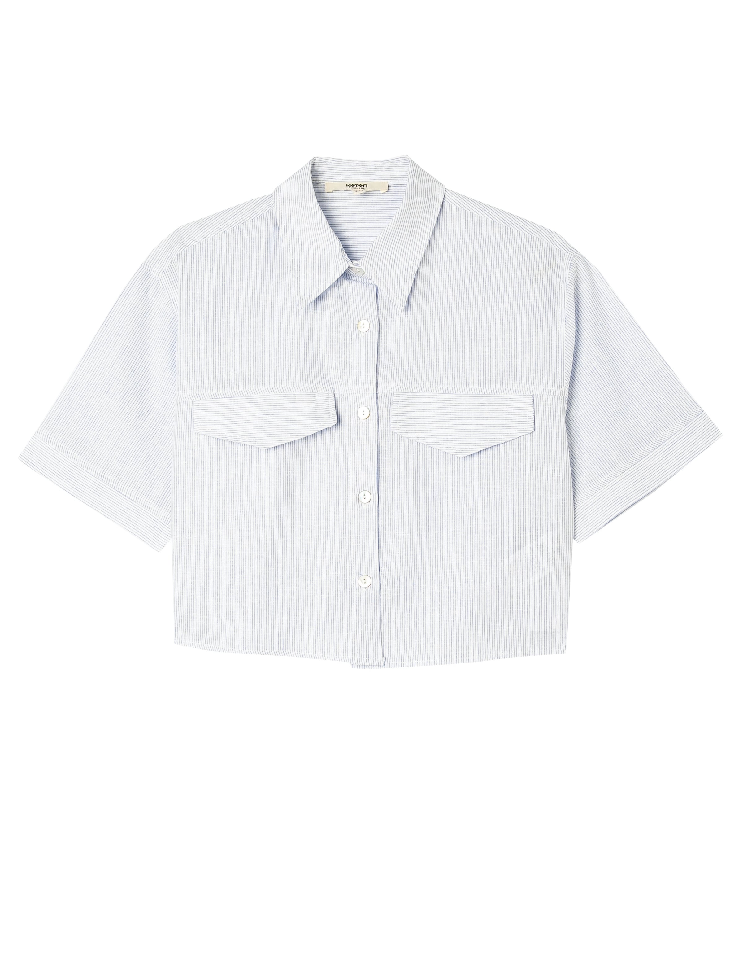 Koton Bluse in Blau: Vorderseite