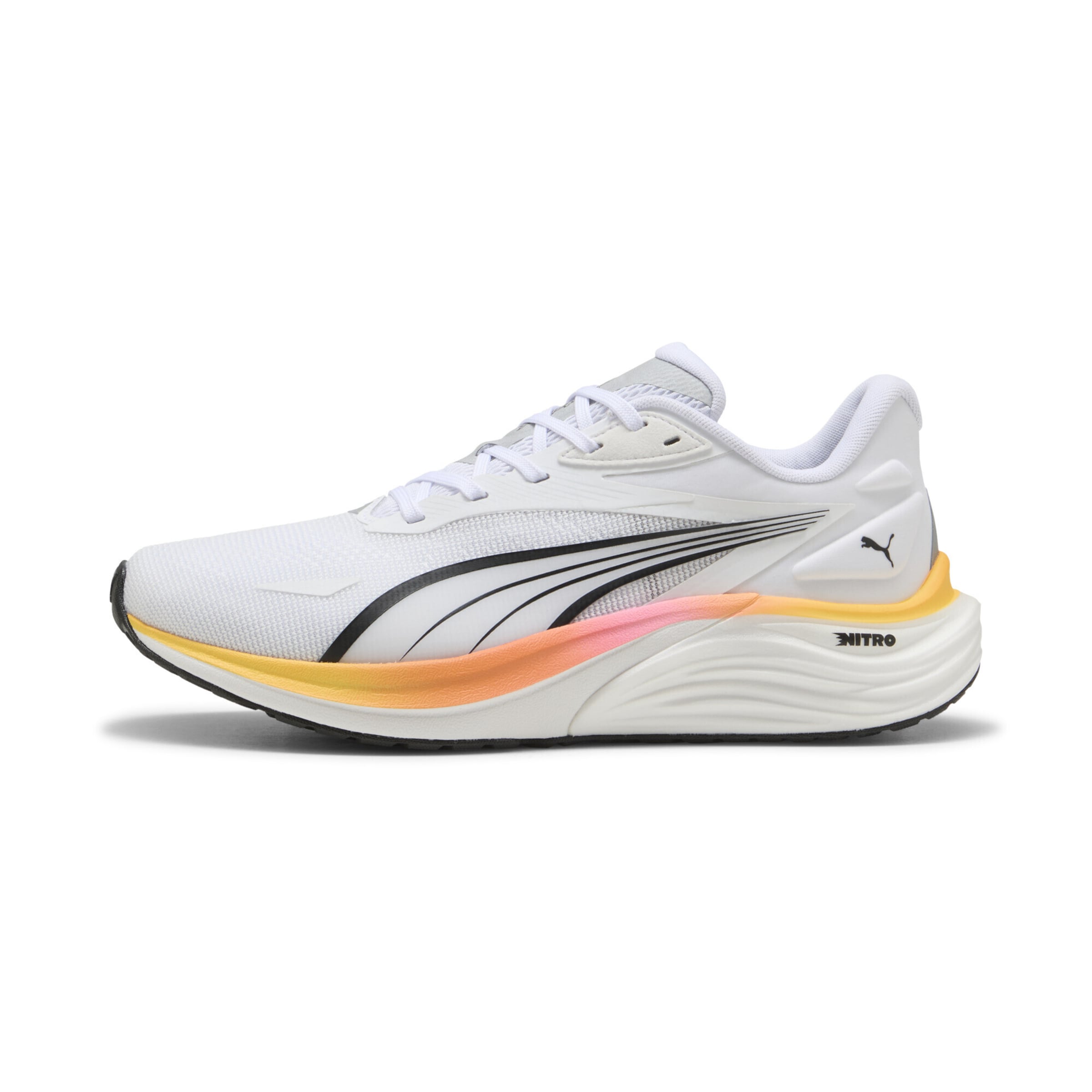 PUMA Running Shoes 'Electrify Nitro 4' in White: front