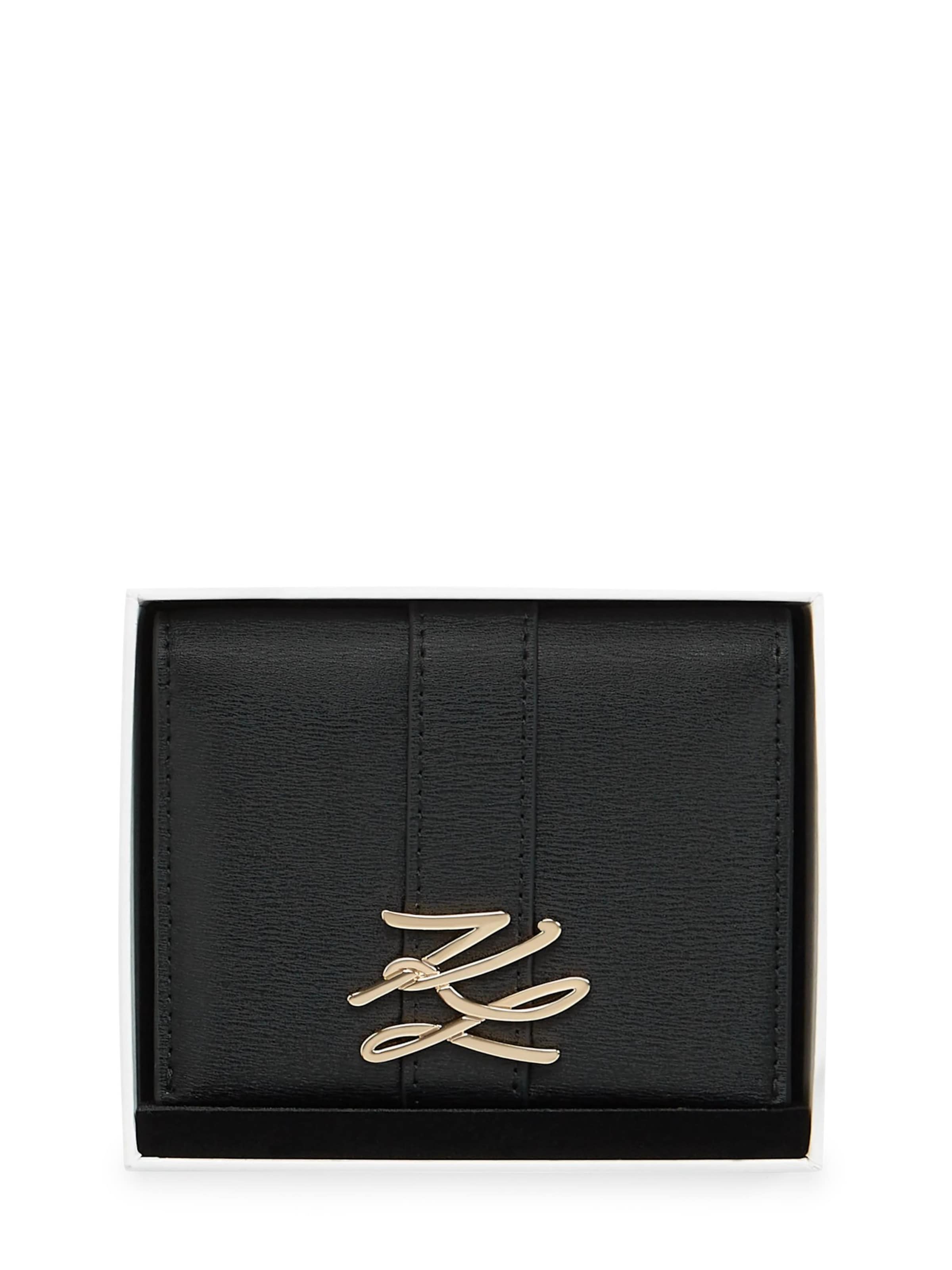 Karl Lagerfeld Etui 'K/Autograph' in One Size in de kleur Zwart, Productweergave