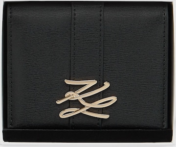 Karl Lagerfeld Kotelo 'K/Autograph' värissä musta: etupuoli