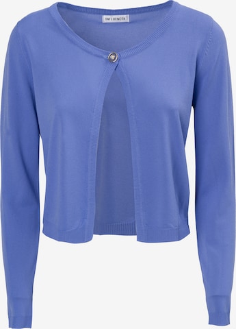 Cardigan Influencer en bleu : devant