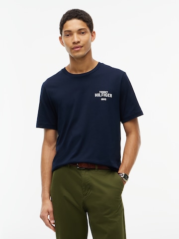 TOMMY HILFIGER - Camisa '1985' em azul: frente