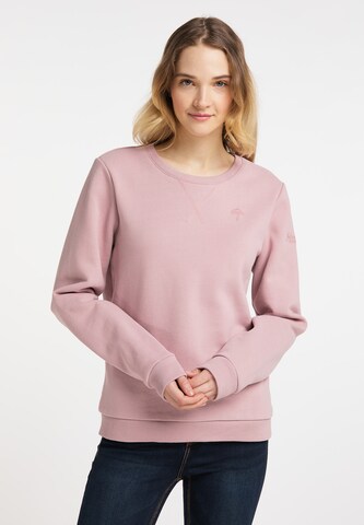 Schmuddelwedda Sweatshirt in Roze: voorkant
