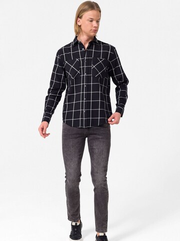 By Diess Collection Regular fit Πουκάμισο σε μαύρο
