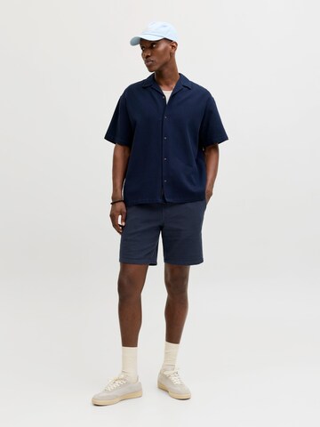 JACK & JONES Strój do biegania 'JJGLOBAL' w kolorze niebieski: przód
