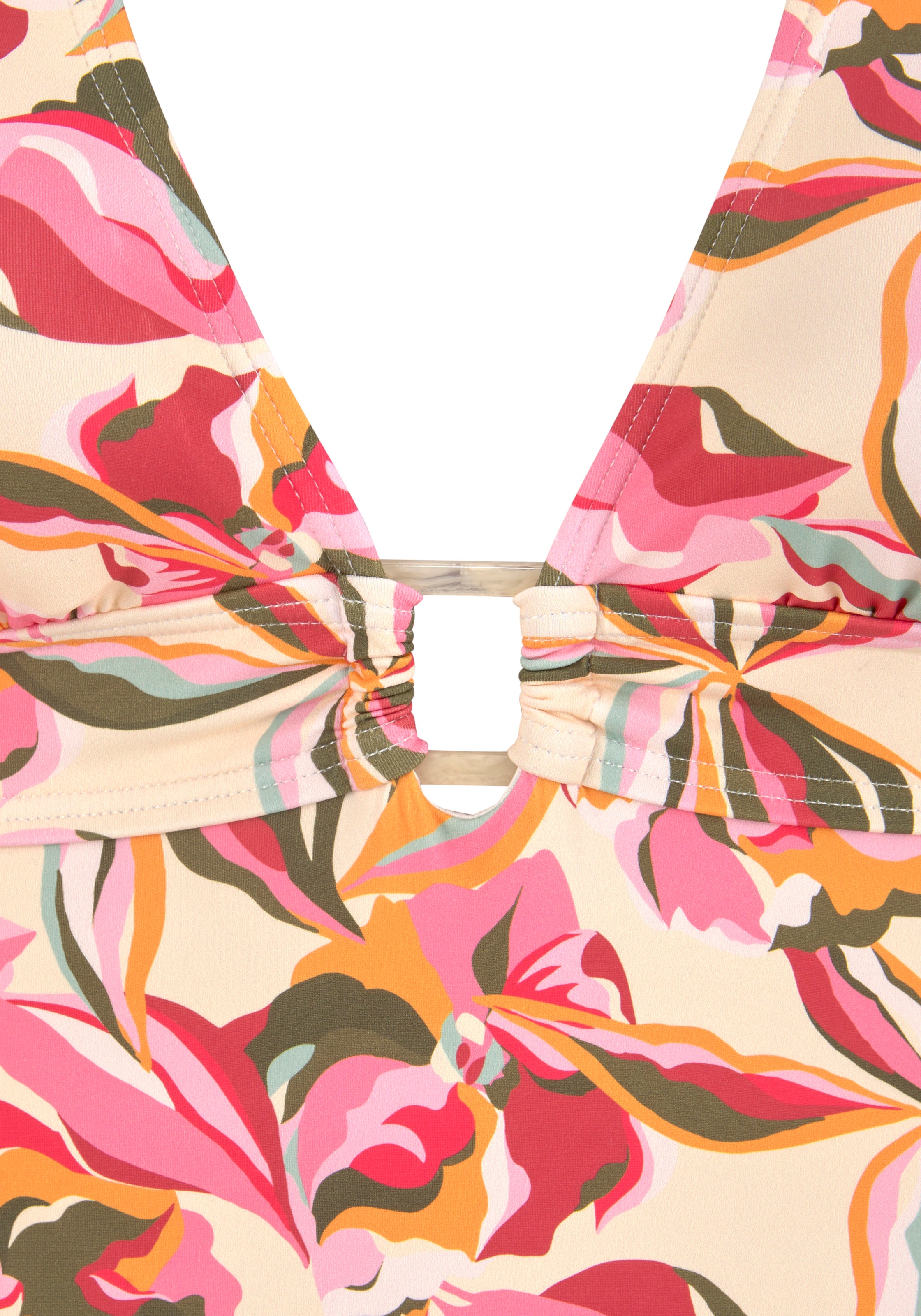 Bustieră Costum de baie întreg de la s.Oliver pe bej