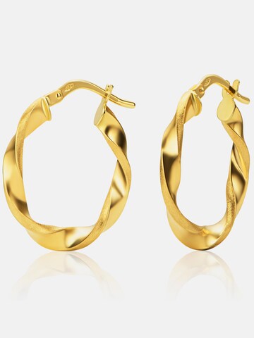 Boucles d'oreilles DIAMANT LETERNEL en jaune