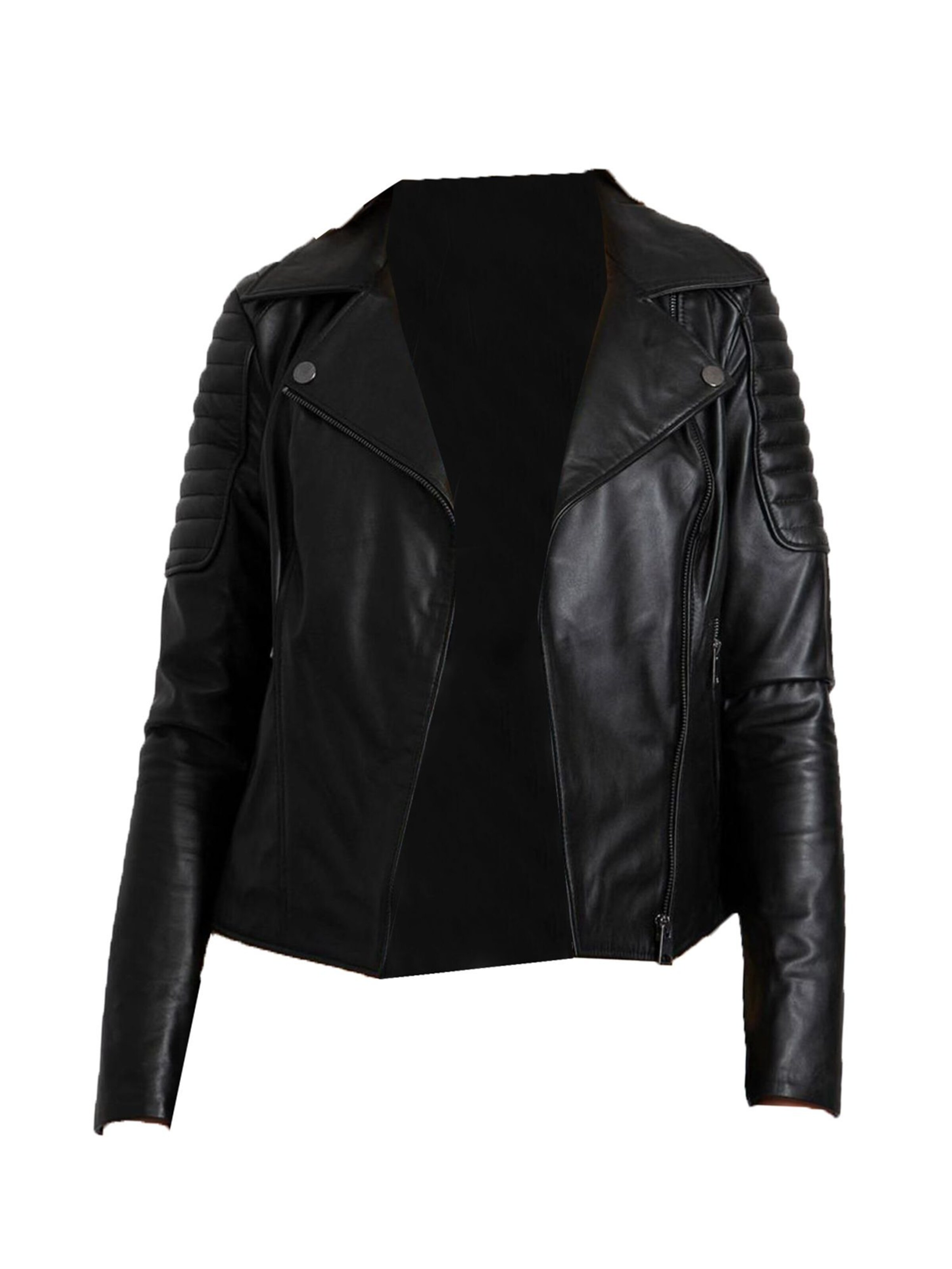 Jacey Quinn Casaco meia-estação em preto, Vista do artigo