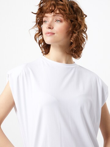 NA-KD Sukienka oversize w kolorze biały