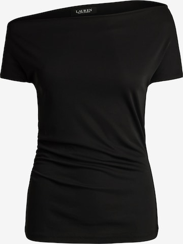 T-shirt Lauren Ralph Lauren en noir : devant
