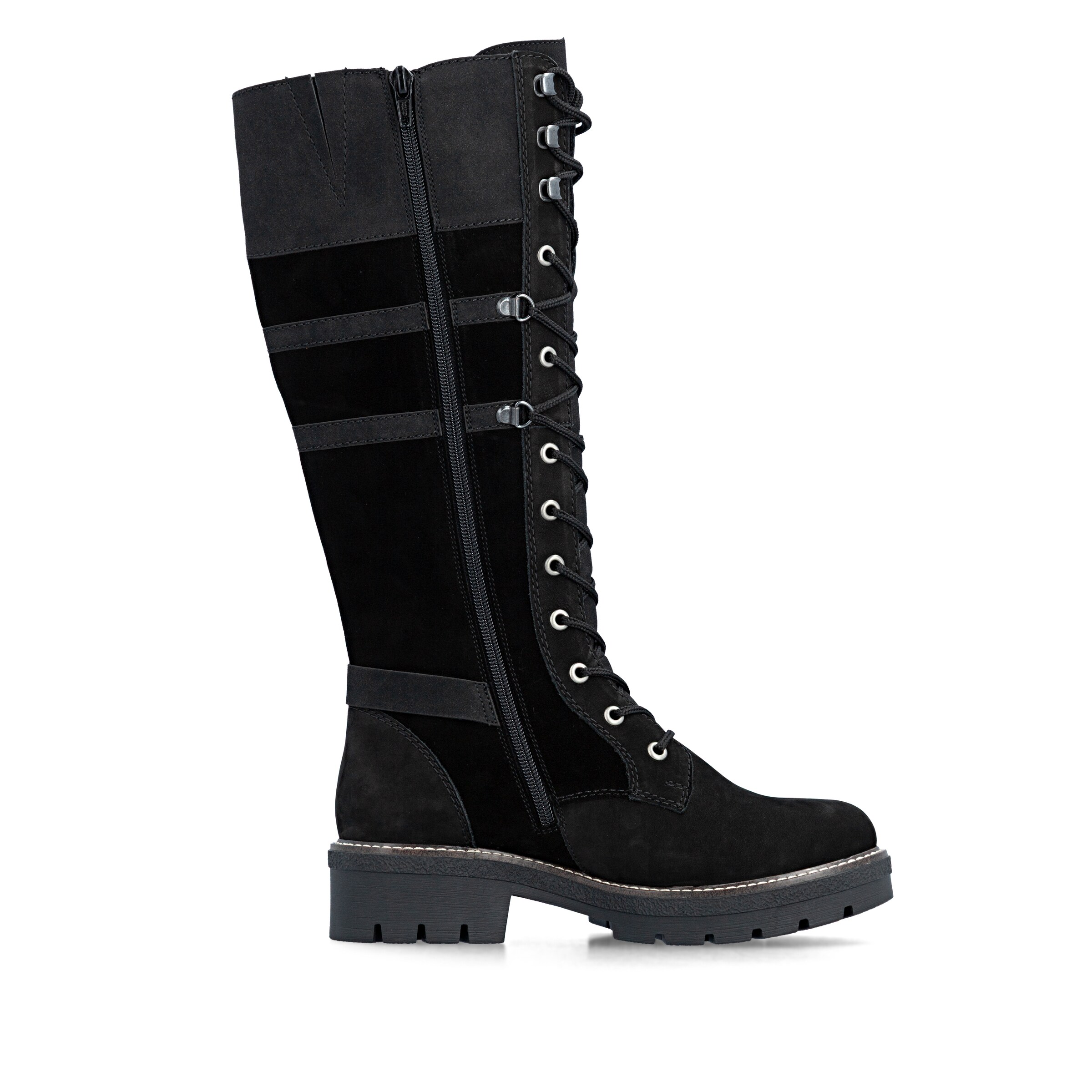 Bottes à lacets Rieker en noir