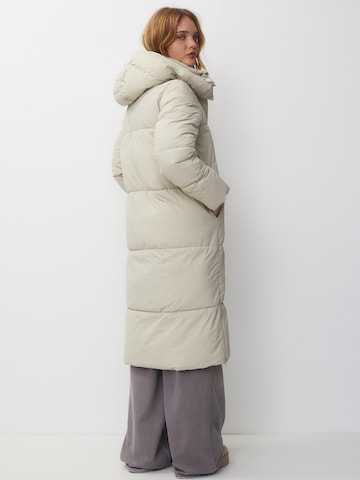 Pull&Bear Winter Coat in Beige